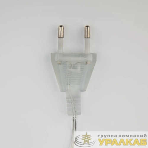 Гирлянда светодиодная "Шишки" 5м 30LED тепл. бел. 1.8Вт IP20 с контроллером 8 режимов провод ПВХ прозр. Neon-Night 