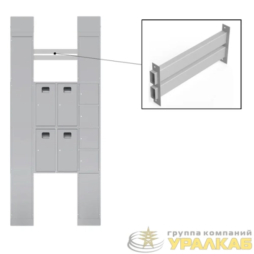 Кабель-канал 140x620x30 L600 EKF 