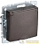 Розетка BRITE РСбш10-3-44-БрТБ 16А IP44 с заземл. защ. шторки с крышкой механизм бронза IEK 