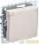 Розетка BRITE РСбш10-3-БрКр 16А IP20 с заземл. защ. шторки с крышкой механизм беж. IEK 