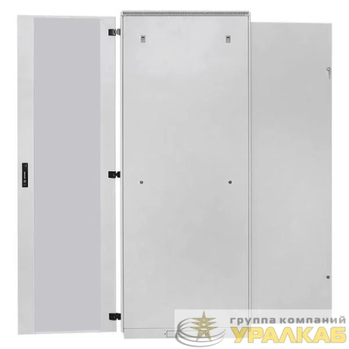 Шкаф напольный 19дюйм TERACOM PRO 33U 600х800мм двери стеклян. с замком-ручкой и метал. сер. EKF 