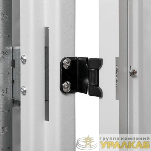 Шкаф напольный 19дюйм TERACOM PRO 33U 600х800мм двери стеклян. с замком-ручкой и метал. сер. EKF 
