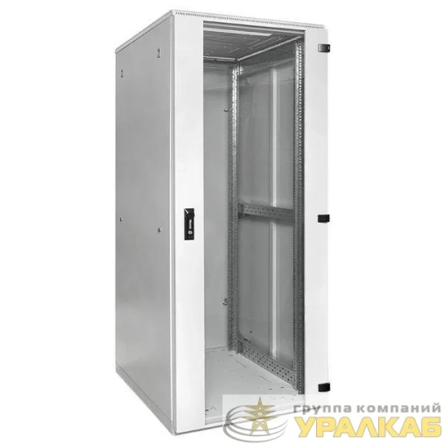 Шкаф напольный 19дюйм TERACOM PRO 33U 600х800мм двери стеклян. с замком-ручкой и метал. сер. EKF 