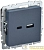 Розетка BRITE USB A+C 18Вт РЮ11-1-БрМ механизм маренго IEK 