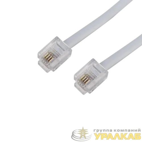 Удлинитель телефонный евро 20м бел. Rexant 