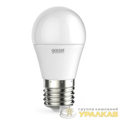 Лампа светодиодная Elementary 12Вт P45 шар 4100К нейтр. бел. E27 920лм GAUSS 