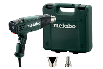 Фен HE 20-600 2000Вт эл-ка кейс 2 насадки Metabo 