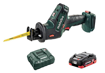 Пила сабельная аккумуляторная SSE18LTXCompact +1х3.5Ач LiHD+ЗУ ASC55 Metabo 