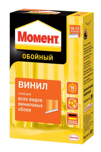 Клей обойный "Момент Винил" 500г Момент 