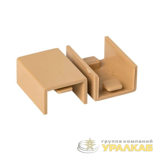 Соединитель на стык 15х10 под свет. дерево Plast PROxima (уп.4шт) EKF 