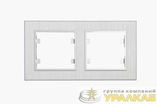 Рамка 2-м Karea LINE STAR жемчуж. Makel 