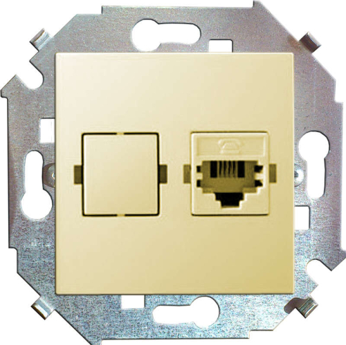 Механизм розетки комп. СП Simon15 RJ45 сл. кость Simon 