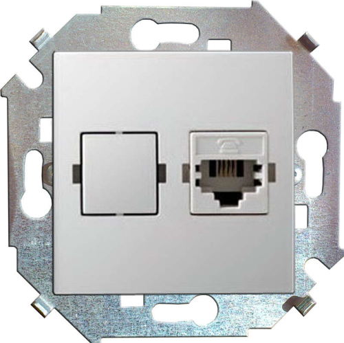 Механизм розетки комп. СП Simon15 RJ45 бел. Simon 