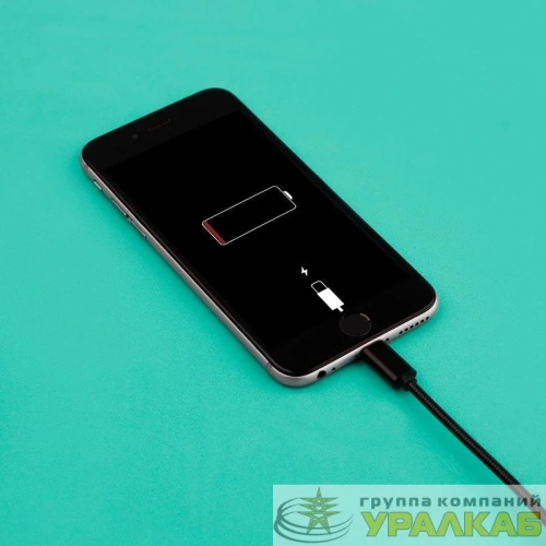 Кабель USB для iPhone 5 черн. (уп.10шт) Rexant 