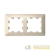 Рамка 2-м AtlasDesign Air беж./дым. бел. SE Рамка 2-м AtlasDesign Air беж./дым. бел. SE