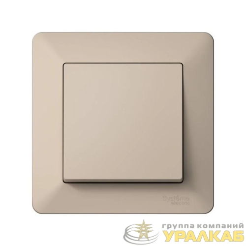 Рамка 1-м AtlasDesign Air песочн./дым. бел. SE 