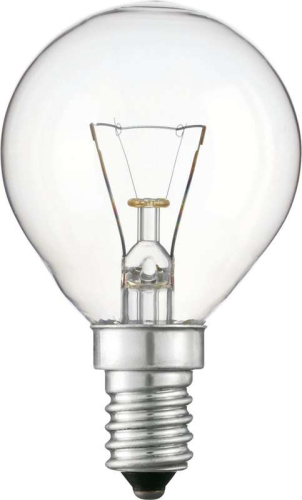 Лампа накаливания Stan 40Вт E14 230В P45 CL 1CT/10X10 Philips 