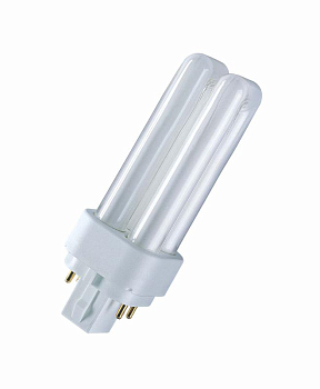 Лампа люминесцентная компакт. DULUX D 26W/830 G24d-3 OSRAM 