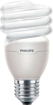 Лампа люминесцентная компакт. Tornado T2 8y 20Вт E27 спиральная 2700К WW PHILIPS  / 871829166296900