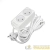 Удлинитель 2х3м без заземл. 10А IP20 2.2кВт ПВС 2х1 бел. DOMTOK 