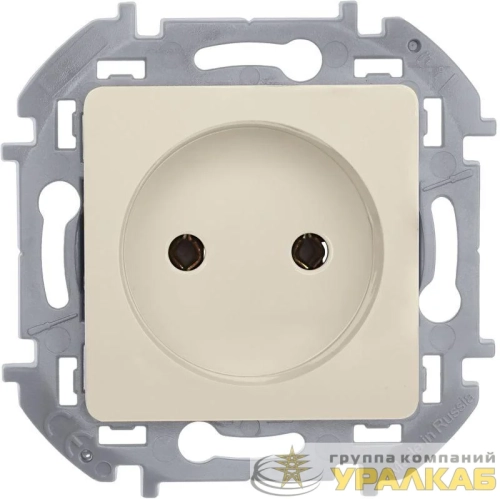 Розетка 1-м СП Inspiria 16А IP20 250В 2P механизм сл. кость IEK 