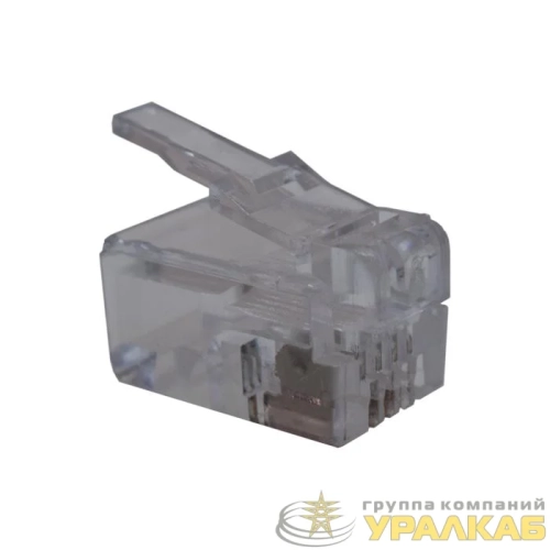 Коннектор 4P4C (RJ-11) (уп.100шт) SUPRLAN 