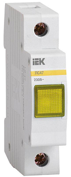 Лампа сигнальная ЛС-47 желт. IEK 