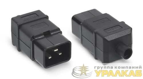 Вилка разборная С 20 IEC-320-C20 разъем IEC Cabeus 