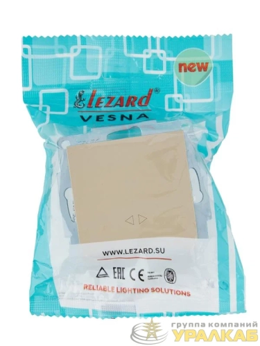 Выключатель промежуточный VESNA зол. LEZARD 