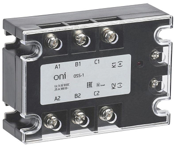 Реле твердотельное OSS-1 40А 380В AC 3-32В DC ONI 