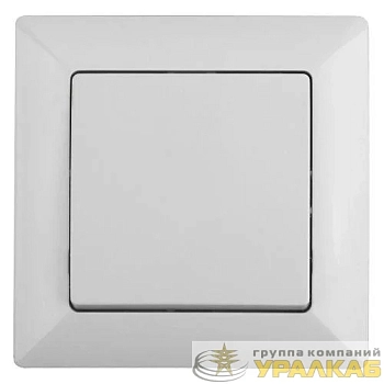Кнопка включения СП Solo 4-109-01 10А 250В IP20 бел. Intro 