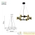 Люстра Chloe 3153-309 9хGU10 15Вт модерн Rivoli 