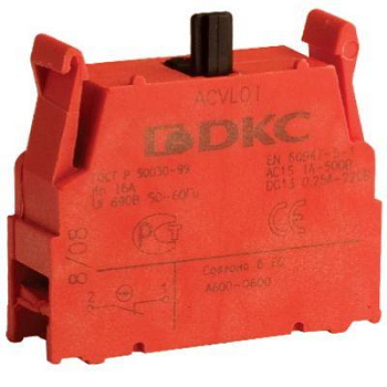 Блок контактов 1НО DKC 