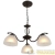 Люстра Jackeline 9141-303 3хE27 40Вт классика Rivoli 