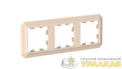 Рамка 3-м AtlasDesign Antique универс. песочн. SE 