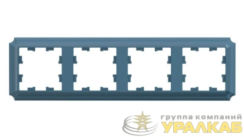 Рамка 4-м AtlasDesign Antique универс. изумруд. SE 