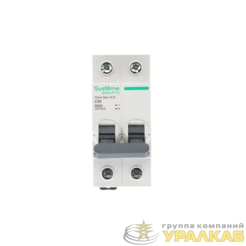 Выключатель автоматический 2п City9 Set (АВ) С 50А 6кА 230В SE 