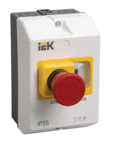 Оболочка защитная с кноп. "СТОП" IP54 IEK 