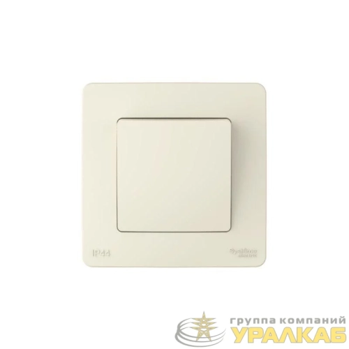 Переключатель 1-кл. СП Blanca 10А IP44 (сх.6) 250В молочн. SE 