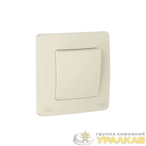 Переключатель 1-кл. СП Blanca 10А IP44 (сх.6) 250В молочн. SE 