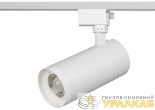 Светильник светодиодный трековый 1ф TR59 - 3040 WH 30Вт 4000К бел. Эра 