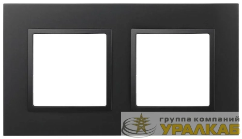 Рамка 2-м Elegance 14-5012-05 Classic антрацит Эра 