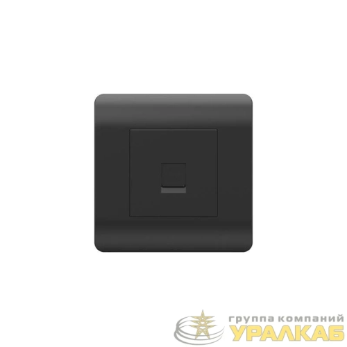 Розетка компьютерная 1-м NEW3-E RJ45 черн. CHINT 