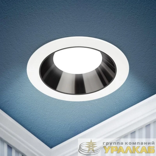 Светильник светодиодный LED 21-12-4K 12Вт 4000К встраив. круглый ЭРА 