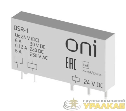 Реле ультратонкое OSR 1C 24В DC ONI 