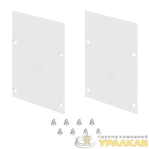 Заглушка LINE-S-5075 WHITE глухая металл (комплект) Arlight 