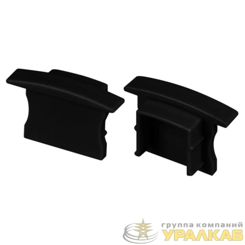 Заглушка LINE-2315-F глухая BLACK пластик (комплект) Arlight 