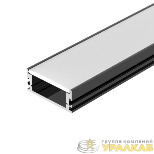Профиль FLOOR60-H26-3000 ANOD BLACK L3000 алюм. Arlight 