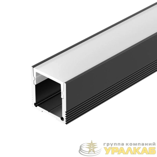 Профиль SL-SLIM20-H20-2000 BLACK L2000 алюм. Arlight 
