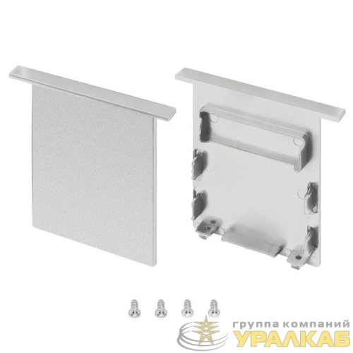 Заглушка SL-LINIA52-3L-F-LOW глухая пластик (комплект) Arlight 